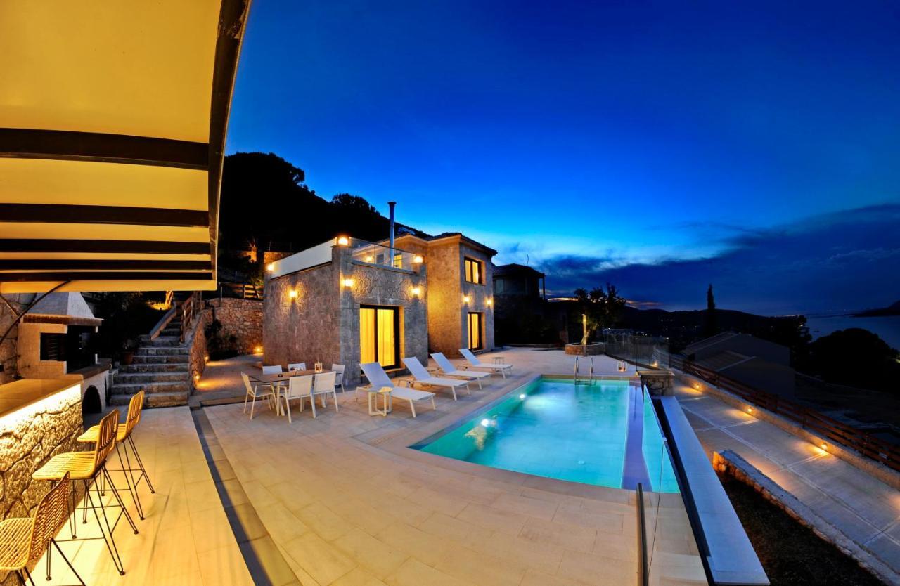 ניקיאנה Ionian Stone Luxury Villa מראה חיצוני תמונה