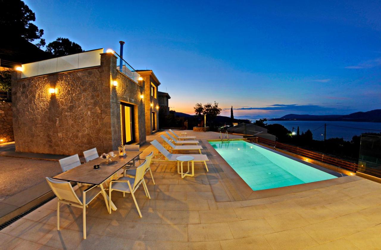 ניקיאנה Ionian Stone Luxury Villa מראה חיצוני תמונה