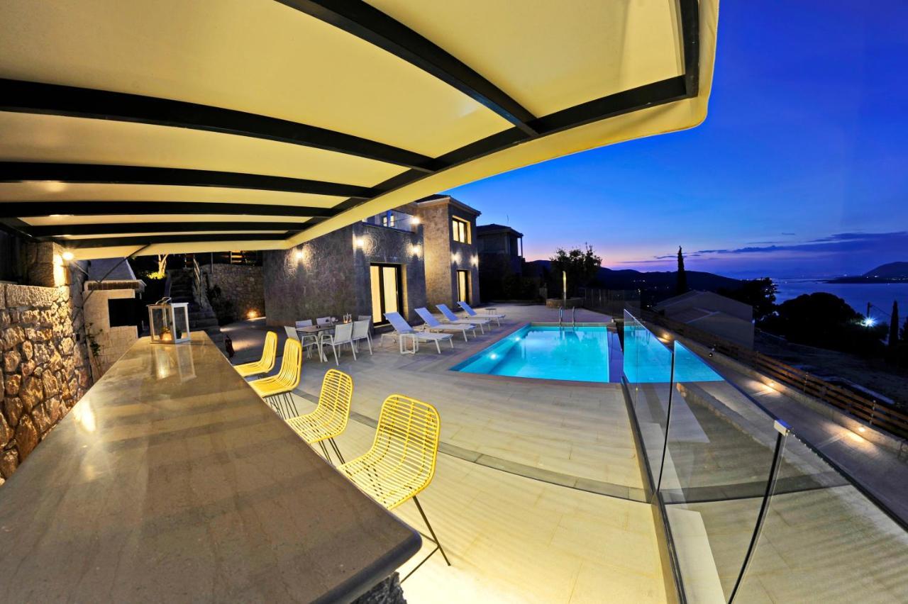 ניקיאנה Ionian Stone Luxury Villa מראה חיצוני תמונה