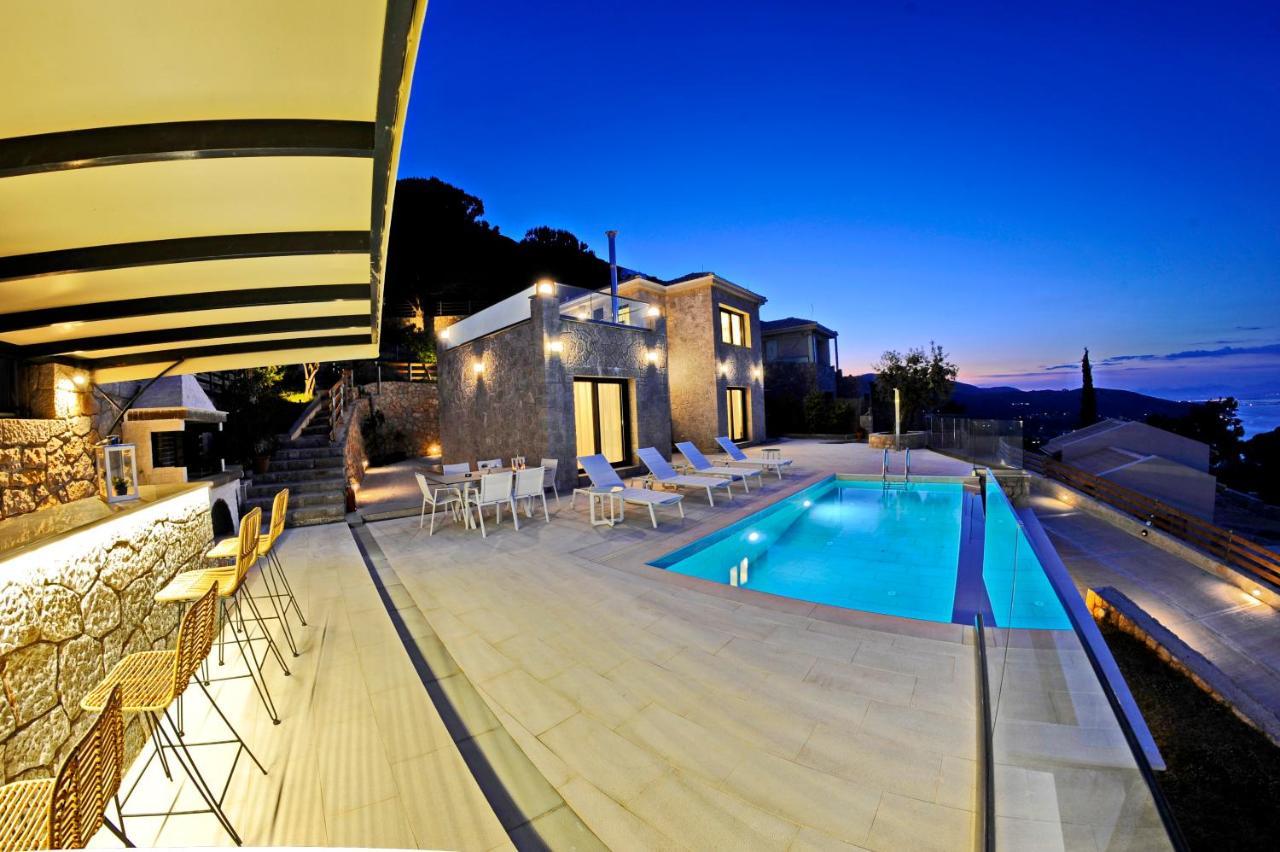 ניקיאנה Ionian Stone Luxury Villa מראה חיצוני תמונה