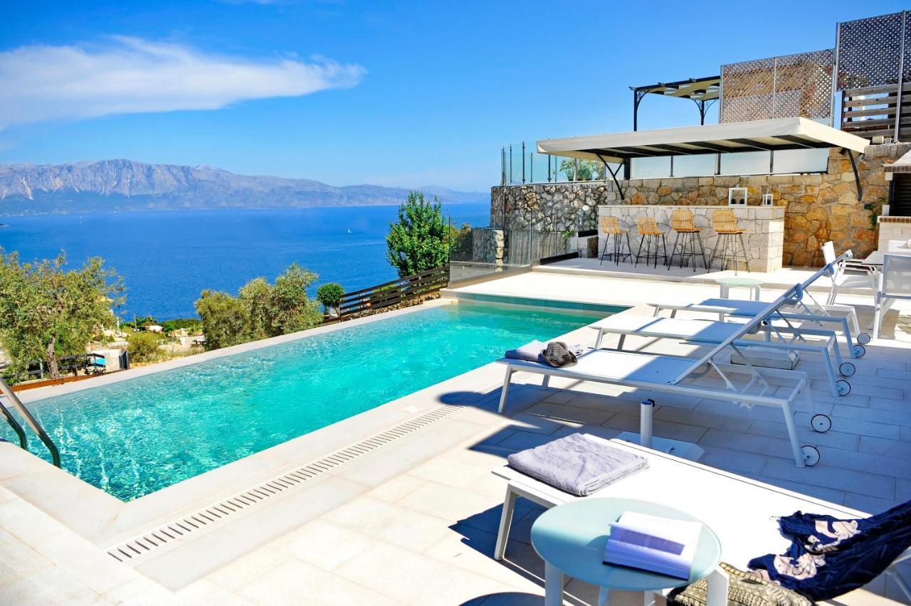 ניקיאנה Ionian Stone Luxury Villa מראה חיצוני תמונה